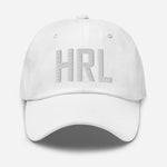 HRL Airport Code Embroidered Dad Hat Harlingen Texas