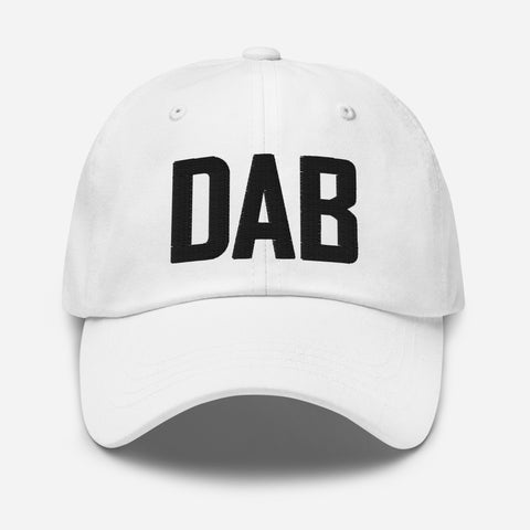 DAB Airport Code Embroidered Dad Hat Daytona Beach Florida