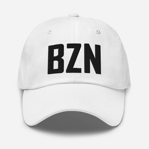 BZN Airport Code Embroidered Dad Hat Bozeman Montana