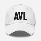 AVL Airport Code Embroidered Dad Hat Asheville North Carolina