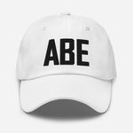 ABE Airport Code Embroidered Dad Hat Allentown Pennsylvania