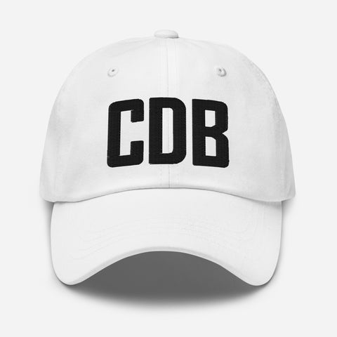 CDB Airport Code Embroidered Dad Hat Cold Bay Alaska