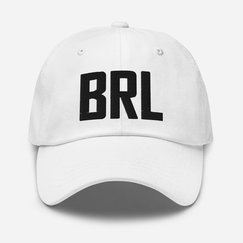 BRL Airport Code Embroidered Dad Hat Burlington Iowa