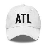 ATL Airport Code Embroidered Dad Hat Atlanta Georgia