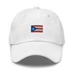 Puerto Rico Flag Embroidered Dad Hat