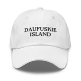 Daufuskie Island, SC South Carolina Embroidered Dad Hat - Black Thread