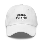 Fripp Island, SC South Carolina Embroidered Dad Hat - Black Thread