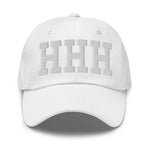 HHH Airport Code Embroidered Dad Hat South Carolina Hilton Head Island SC College Varsity Letter