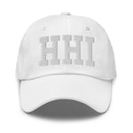 HHI Airport Code Embroidered Dad Hat South Carolina Hilton Head Island SC College Varsity Letter