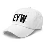 EYW Florida Airport Code Embroidered Dad Hat | Black Thread