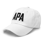 APA Airport Code Embroidered Dad Hat | Black Thread