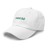 coastal club Embroidered Dad Hat | Kelly Green Thread