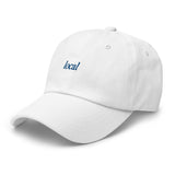 local Embroidered Dad Hat | Royal Blue Thread