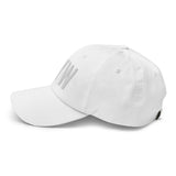 EYW Florida Airport Code Embroidered Dad Hat | White Thread