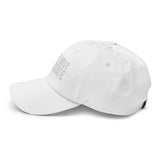 Ask Me About Real Estate Embroidered Dad Hat | White Thread