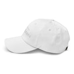 Ask Me About Real Estate Embroidered Dad Hat | White Thread