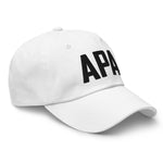 APA Airport Code Embroidered Dad Hat | Black Thread