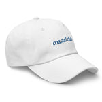 coastal club Embroidered Dad Hat | Royal Blue Thread