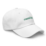 coastal club Embroidered Dad Hat | Kelly Green Thread