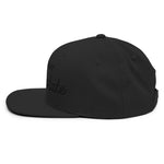 Ask Me About Real Estate Embroidered Snapback Hat | Black Thread