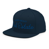 Ask Me About Real Estate Embroidered Snapback Hat