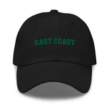 East Coast Embroidered Dad Hat Varsity Letter  College
