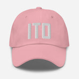 ITO Airport Code Embroidered Dad Hat Hilo Hawaii