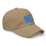 NC North Carolina Embroidered Dad Hat | Aqua Thread