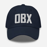 OBX Airport Code Embroidered Dad Hat OBX Outer Banks North Carolina