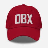 OBX Airport Code Embroidered Dad Hat OBX Outer Banks North Carolina