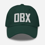 OBX Airport Code Embroidered Dad Hat OBX Outer Banks North Carolina