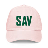 SAV Airport Code Pastel Savannah Georgia Embroidered Dad Hat