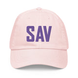 SAV Airport Code Pastel Savannah Georgia Embroidered Dad Hat