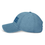 Ask Me About Real Estate Embroidered Denim Hat | Royal Thread