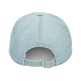 Ask Me About Real Estate Embroidered Denim Hat | Royal Thread