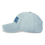 Ask Me About Real Estate Embroidered Denim Hat | Royal Thread