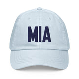 MIA Airport Code Pastel  Embroidered Dad Hat Miami Florida