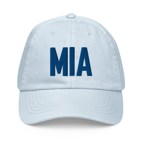 MIA Airport Code Pastel  Embroidered Dad Hat Miami Florida