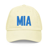 MIA Airport Code Pastel  Embroidered Dad Hat Miami Florida