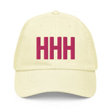 HHH Airport Code Embroidered Dad Pastel Hat Hilton Head Island South Carolina