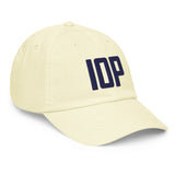 IOP Isle of Palms South Carolina Pastel Embroidered Navy Thread Hat