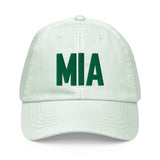 MIA Airport Code Pastel  Embroidered Dad Hat Miami Florida