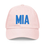 MIA Airport Code Pastel  Embroidered Dad Hat Miami Florida