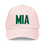 MIA Airport Code Pastel  Embroidered Dad Hat Miami Florida