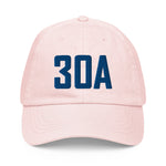 30A Rosemary Beach Florida Pastel Embroidered Dad Hat