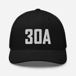 30A Rosemary Beach Florida Embroidered Trucker Hat Snapback