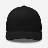 JAX Airport Code Embroidered Trucker Hat Jacksonville Florida Real Estate Housewarming Aviation Flight Attendant Pilot