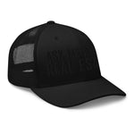 Ask Me About Real Estate Embroidered Trucker Hat | Black Thread