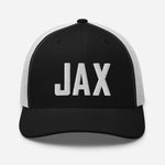 JAX Airport Code Embroidered Trucker Hat Jacksonville Florida Real Estate Housewarming Aviation Flight Attendant Pilot