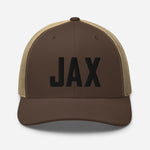 JAX Airport Code Embroidered Trucker Hat Jacksonville Florida Real Estate Housewarming Aviation Flight Attendant Pilot